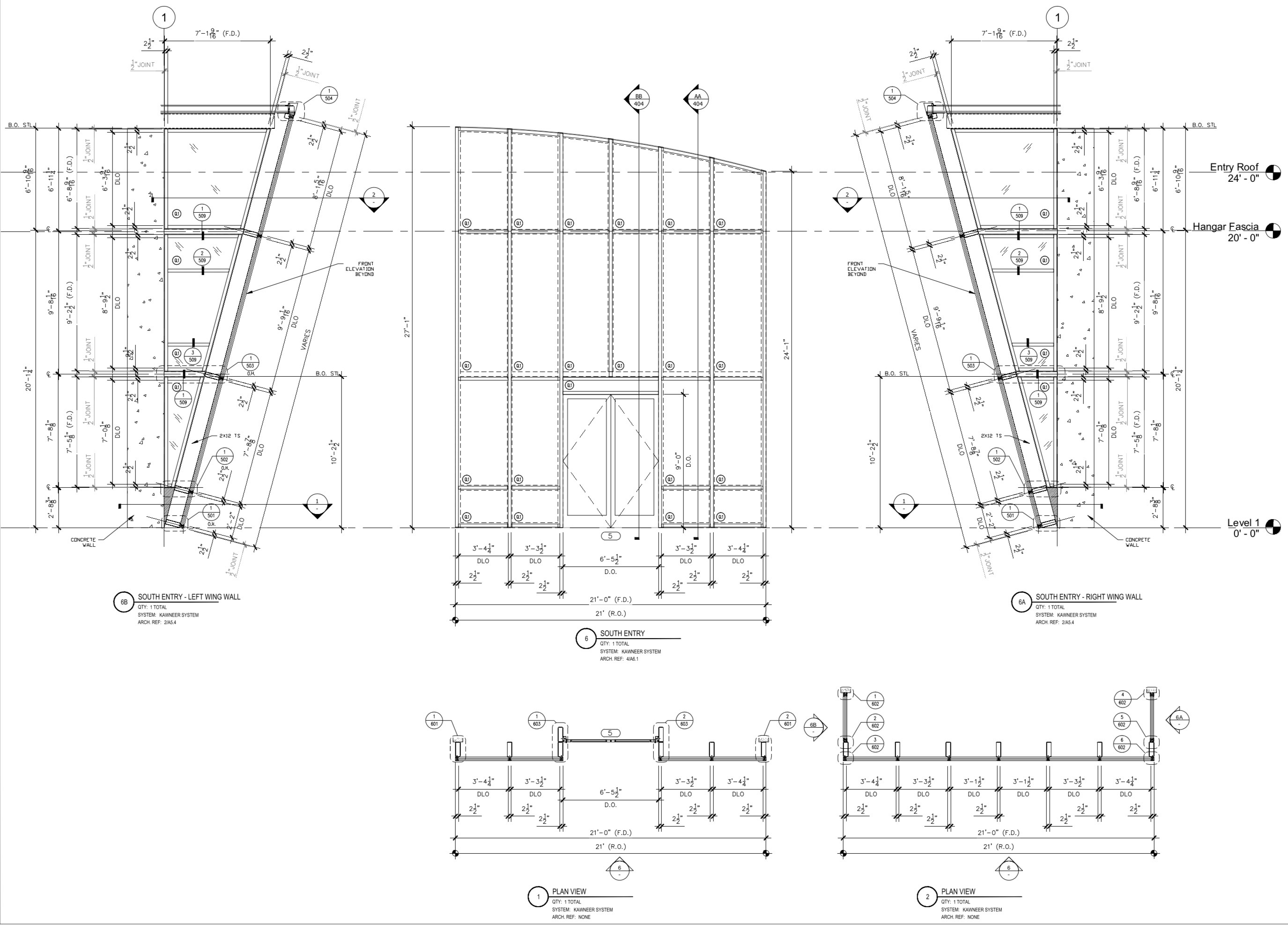 Typical Frame Elevation View