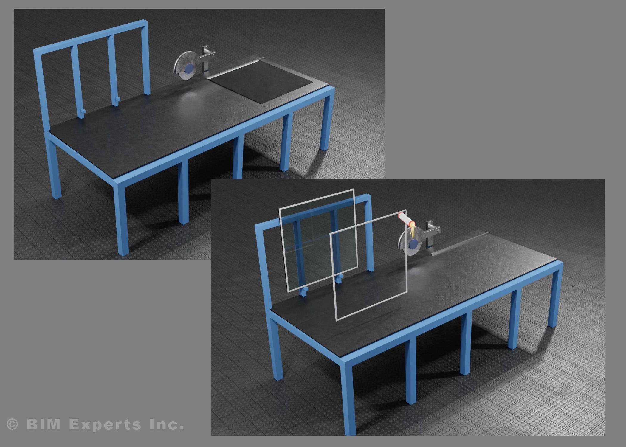 Glass Assembly Animation Stills